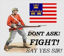 Rekrutierungsplakat der Indianerkriege 1878, Royal Army of New Britain
