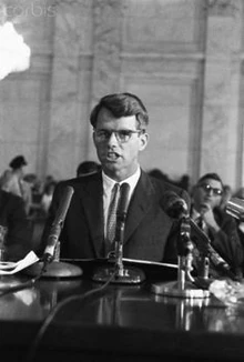 Kennedy durante su ejercicio como abogado a fines de los años cincuenta.