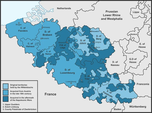 Das Königreich Burgund ab 1815.