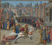 Slaughter of Constantine XI as depicted in a 13th Century  chronicle of the "Greek Kingdom