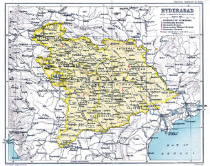 Hyderabad state from the Imperial Gazetteer of India, 1909