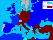 Europe at the beginning of 1923