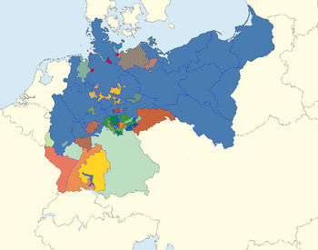 Map of CV Germany 1918-1945