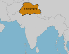 Sikh empire map