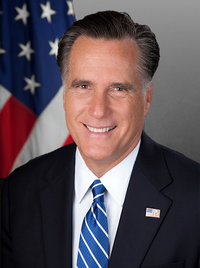 Official portrait of Mitt Romney