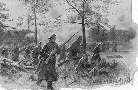 Российские солдаты в Восточной Пруссии