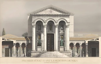 Entrance to the Byzantine Senate.