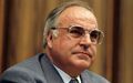 Former Chancellor Helmut Kohl of North Germany