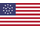 US flag with 15 stars by Hellerick, concentric pattern.svg