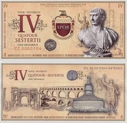 4 сестерция Римской империи