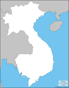 Location of Indochina