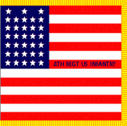 Regimental Colours of the United States 4th Infantry