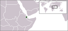 Location of Republic of Djibouti