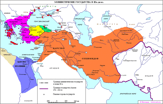 Государство селевкидов карта