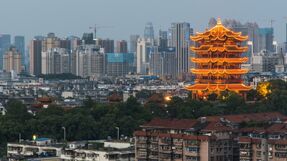 Wuhan skyline