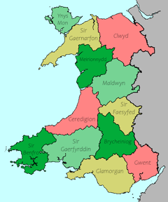 Counties of Wales since the mid-2000s