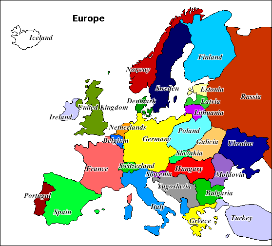 Map Of Europe Today Europe (Cold Phoney War) | Alternative History | Fandom