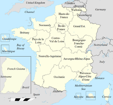 France Subdivisions SSY Labels