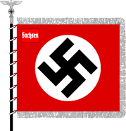 Flag of Gau Saxony, 1933-1945