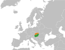 Hungary Slovakia Locator