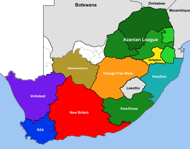 DD South Africa Map 2015