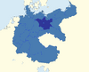 Map of Brandenburg 1945-1991