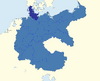 Map of Schleswig-Holstein 1945-1991