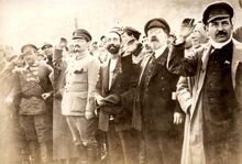 USSR-Trotsky-Stalin-and-other-senior-Soviet-officials-1920.