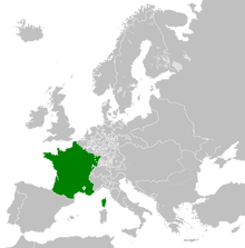 Location of Kingdom of France