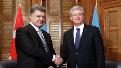 Порошенко и Харпер