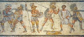 Gladiators from the Zliten mosaic wiki frei