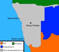 Mapa namibii
