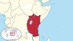 British East Africa (TNE) map