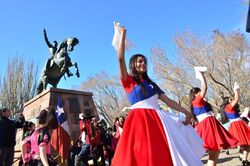 Celebración del 18 de Septiembre en Río Gallegos, Chile