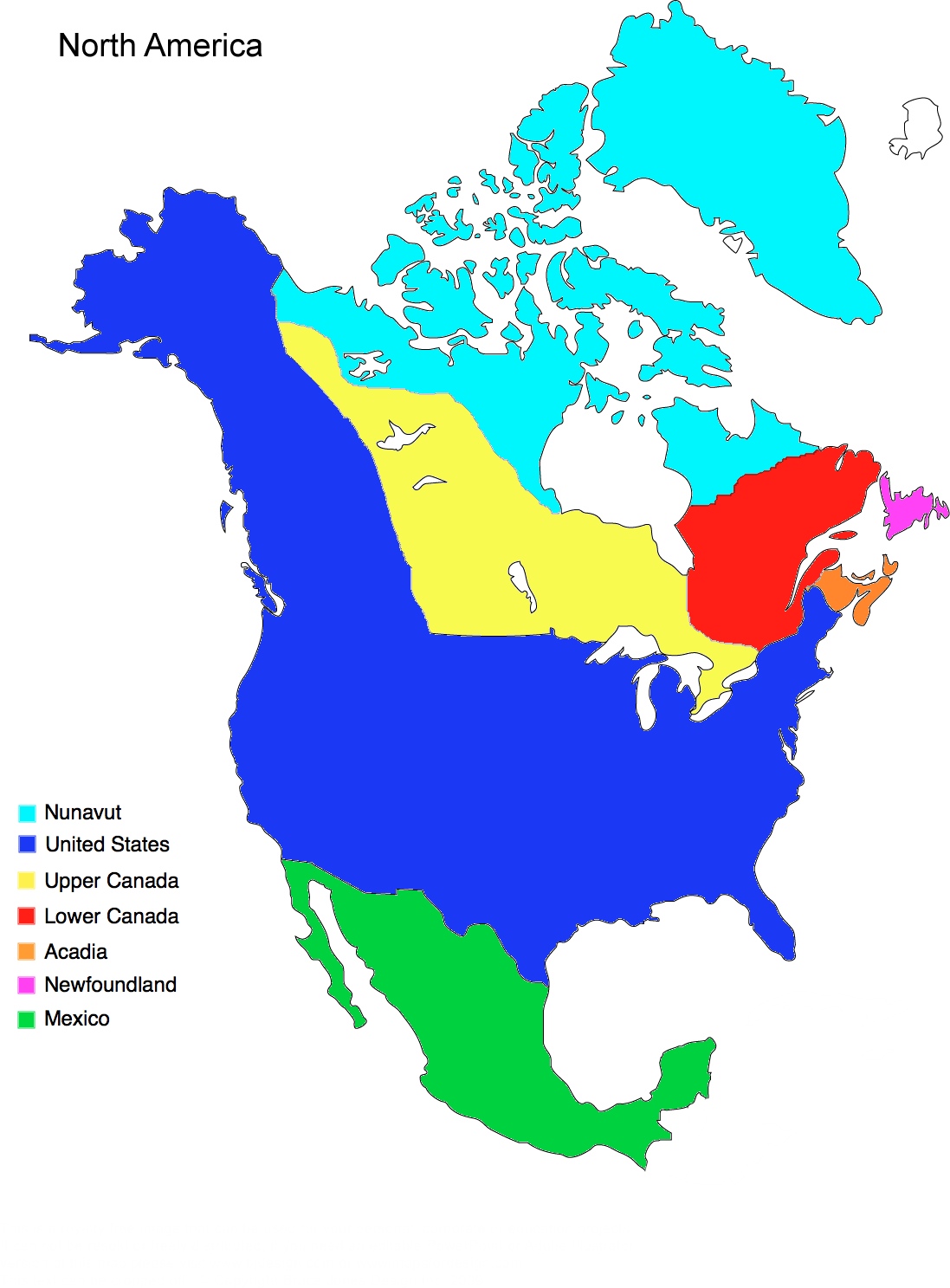 alternate north america map alternate north america map