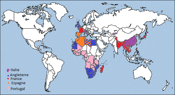 Carte monde martine