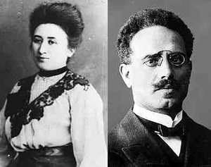 Rosa Luxemburg und Karl Liebknecht