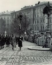 Militärparade ringstrasse wien