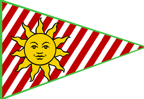 Flagge der Sieben Indien Flotte Ugolino de Vivaldo