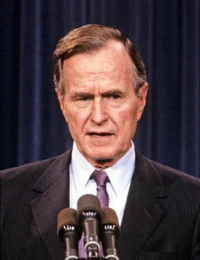 Bush's presidential portrait, 1989
