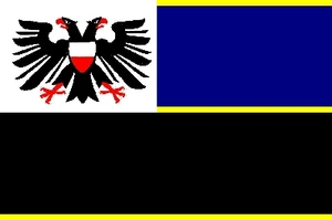 Flagge hanseatische Teutonia Kolonie 1750