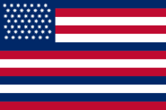 Flag of the United States (Blood and Indigo)