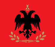 Flag of the President of Albania (2014–present)