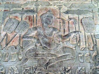 01 King Suryavarman II who built Angkor Wat in 12th century