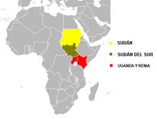 SUDAN mapa