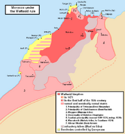 Wattasids - Simplified map