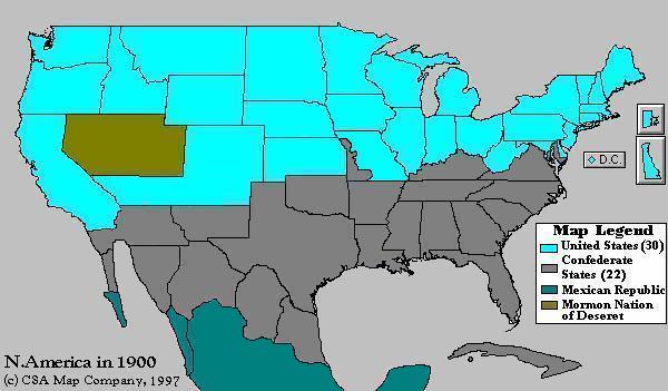 Boundary Between the United States and the Confederacy