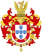 Escudo de Manuel I de Portugal (Caballero de la Orden del Toisón de Oro)
