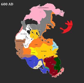 Pangea 600 AD