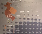 A map showing the 19th century Nicoya movement